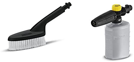 Kärcher Brosse Simple Accessoire pour Nettoyeur Haute Pression & Canon à Mousse 0,6L Accessoire pour nettoyeurs Haute Pression