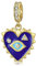 Magic Charms Evil Eye Perlen 925 Sterling Silber Gold Blau Evil Eye Emaille Amulett Perlen Herz Anhänger Charm für Armband Halskette für Frauen Geburtstag Valentinstag Jubiläum Schmuck Geschenke
