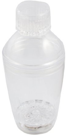 Ruilogod Cleal Plastic Cocktail Tri Color LED Lighting Light Shaker
