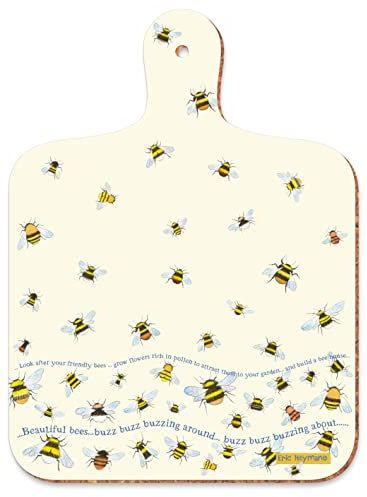 Buzzing Bees - Emma Ball Colourful Mini Kitchen Chopping Board - 23.5cm