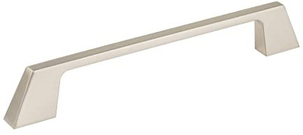 REJS STILO - Kitchen, Bedroom and Office Cabinet Door Handle (160mm, Brushed Steel)
