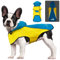 Regenjacke Hund DQGHQME Hunderegenmantel, Regenmantel Hund Wasserdicht, Einstellbare Regencape Hund, Reflektierender Wasserdichter Hundemantel Ultraleicht für Große Mittlere Kleine Haustier Hund (S)