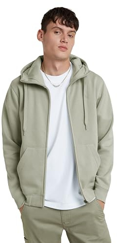 G-Star RAW Herren Premium Core Hooded Zip Sweatshirt, Grau (Wrought Iron D16122-C235-G284), L
