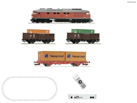 Roco 5110003 H0 z21 Start Digitalset: Diesellokomotive BR 232 mit Güterzug der DB AG