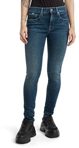 G-STAR Damen 3301 Skinny Jeans, Blau (Worn in Meadows D05175-D763-G725), 27W / 34L