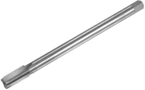 QUARKZMAN Taraud à Filetage Métrique M10 x 1 H2 130mm Fraiseuse à Filetage à Cannelure Droite Extra Longue, Outil de Réparation de Taraudage