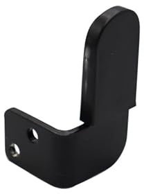 Support de Poignée d'Espagnolette - Aluminium Noir - Gache pour Volet Battant 1 Vantail - Support pour Arrêt de Volet Battant Bois PVC ou Aluminium - Fabrication Française