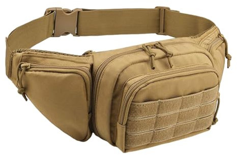Gürteltaschen, Hüfttasche | Sport-Fanny-Tasche - Gürteltasche für Männer und Frauen mit 5 Taschen, Hüfttasche mit verstellbarem Riemen, Gürteltasche für Reisen, Camping, Wandern, Radfahren