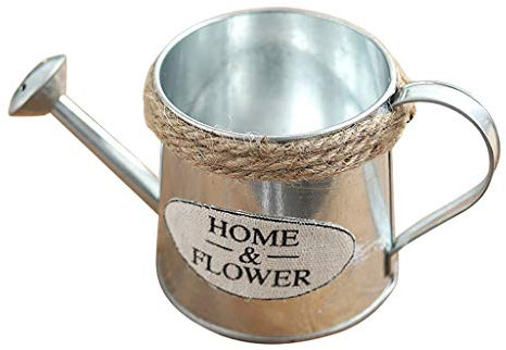 Arrosoir en métal vintage - Décoration rétro - Pot de fleurs - Décoration d'intérieur - Pot pour chiens (B, taille unique)