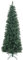 HOMCOM Árbol de Navidad Estrecho 210 cm Árbol de Navidad Grande Tipo Lápiz con Base Plegable y 687 Ramas para Dormitorio Oficina Verde