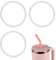 3-Teiliges Dichtungsring für Trinkflaschen, Wasserflaschen-Dichtungsring Ersatzdichtung Ersatzteile für Hydro Flask Travel Tumble 32/40OZ (Weiß)