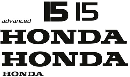 ricambio kit adesivi compatibile per HONDA 15 CV ADVANCED