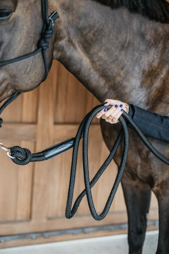 Kentucky - Pferd > Halfter & Stricke > Stricke - Büffelleder - 370 cm - Schwarz