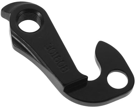 BESPORTBLE Fahrrad Heckhaken Karabiner Tragbare Fahrrad Umwerfer Aufhängeplatte Umwerfer Heckhaken Fahrrad Umwerferhaken Universeller Umwerferaufhänger Fahrrad Heckaufhänger Schwarze
