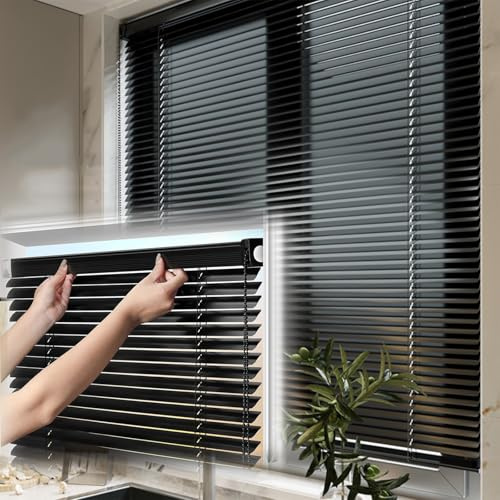 Jalousie Aluminium 30cm 50cm 70cm 90cm 100cm 120cm Breit, Alu-Jalousetten, Sichtschutz, Jalousette Horizontale Tür Fenster Innen Außen