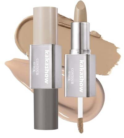 U-Shinein 2-IN-1 Contour Stick, 01 Universal Light | Cream & liquid bronzer, seamless blending, natural finish, long-lasting wear