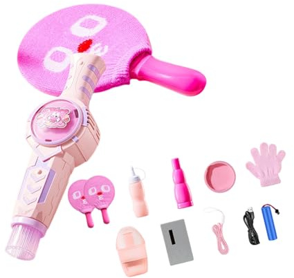 Generisch Interaktions Blasengebläse Spielzeug Blasenspielset mit Nebeleffekten, Pingpong Paddel für unterhaltsame Unterhaltung, fantasievolles Spielgebläse Set