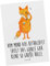 Mr. & Mrs. Panda Postkarte Fuchs Lord - Geschenk, Füchse, Einladungskarte, Liebeskummer Geschenk, Ansichtskarte, Dankeskarte, Spruch lustig,