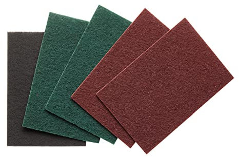Fit For The Job 5 pack Clog Resistant Contour Sanding Pads For Sanding Pipes & Curved or Moulded Wood & Metal Surfaces Removing Paint & Varnish Before Applying Primer, Lacquer or Finishing Coat