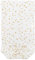 HEKU 100er Packung Transparente Bodenbeutel mit goldenen Sternen 300x180x75mm I Stabiler Kreuzboden I Reißfestes Polypropylen Material I Ideal für Weihnachten & selbstgebackene Plätzchen