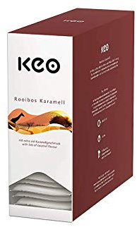 KEO Tee - Rooibos Karamell - 15 Teachamps im Aromakuvert