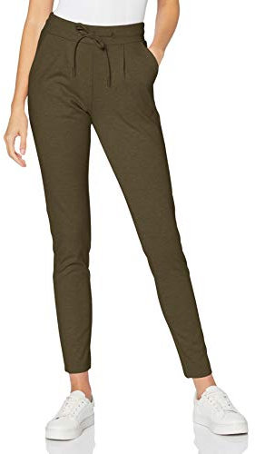 ICHI IHKATE PA2 Damen Sweathose Sweatpants Relaxhose mit Stretch Schmaler Schnitt mit Elastikbund, Größe:L, Farbe:Kalamata (13024)