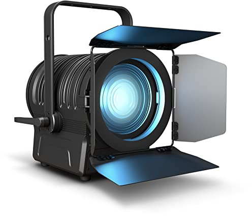 Cameo TS 200 FC - Theater-Spot mit Fresnel-Linse und 200 W 6-in-1 LED in schwarzem Gehäuse