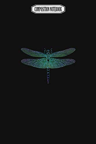 Composition Notebook: Iridescent Dragonfly Audioquest Blue Corkcicle Dragonflies Barrette Dragonfly Notebook Journal Notebook Blank Lined Ruled 6x9 100 Pages