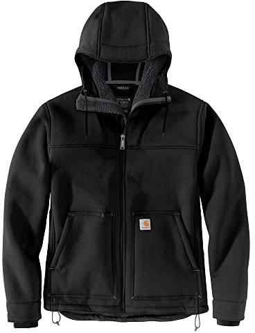 Carhartt Super Dux Relaxed Fit Sherpa Lined Active Jac, Giacca Active Uomo, Nero, L