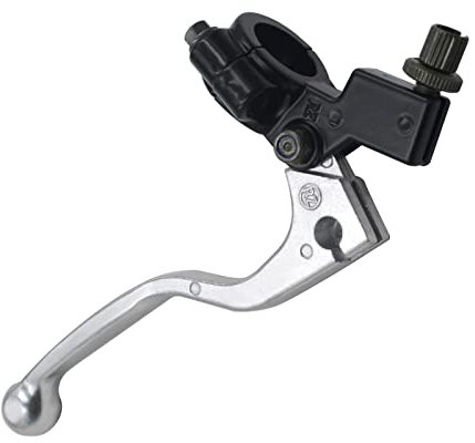AHL 22mm 7/8 moto embrayage levier de frein levier poignée d'embrayage Compatible avec 2-Stroke Dirt Bike, ATV, Quad, 4-Stroke
