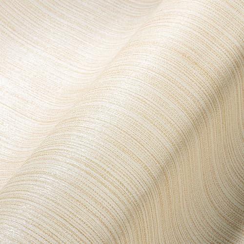 A.S. Création Uni Tapete Beige Creme THE BOS 388198 Vliestapete Struktur 10,05 m x 0,53 m Made in Germany
