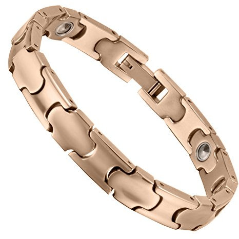 EnerMagiX Titan Magnetische Lymphe Detox Armbänder Power Magnetenergie für Damen und Herren -4614R