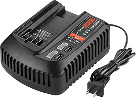 DONGPUCUN 20V Charger CMCB104 for Craftsman V20 Lithium Battery CMCB204 CMCB202 CMCB201 CMCB209 CMCB205 CMCB100 CMCB101 Replacement for Craftsman 20V Battery Charger