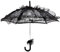 KIMISS Gothic Sonnenschirm Regenschirm Schwarzer Spitze Sonnenschirm Schwarze Spitze Metall Schwarze Farbe Spitze Regenschirm Sonnenschirm Für Dame Frauen Party Decor Tanzen Fotografie