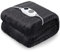 Warmrest Electric Blanket Heated Throw Blanket 𝟏𝟑𝟎𝐱𝟏𝟔𝟎𝐜𝐦 Soft Flannel, 6 Heat Levels Fast Heating, 1 to 10 Hours Auto-Off Detachable Controller Machine Washable 𝐆𝐫𝐞𝐲 Blanket for Sofa