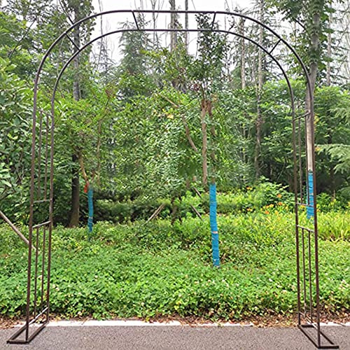 Arche Jardin/Mariage Arche Arceau À Rosiers, Arceau Jardin Metal Arceau De Jardin pour Plantes Grimpantes, Pergola Fer Forge, Facile À Assembler,Bronze-W180cmxH240cm/71x94in