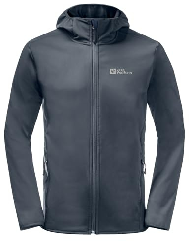 Jack Wolfskin Herren Bornberg Hoody M Softshelljacke, Nature Blue, XXL EU