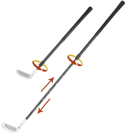 Golfschläger-Set | Golfschläger-Set mit Verstellbarer Höhe | Verstellbare, Coole Golfgeschenke, Golfzubehör für Jugendliche, Kinder und Erwachsene Adern