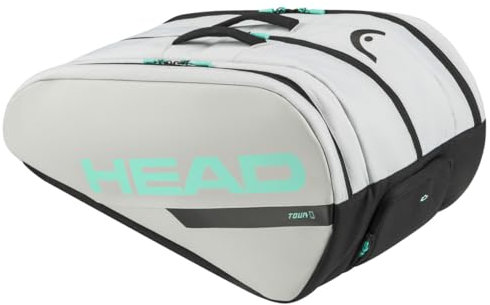 HEAD Unisex-Adult Tour Padel Bag L Padeltasche, Ceramic/Teal, L