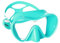 Mares Tauchmaske für Erwachsene, Unisex, tropisch, ideal zum Schnorcheln und Tauchen, rahmenlose Tauchermaske mit erweitertem Sichtfeld aus Silikon, erhältlich in verschiedenen Farben (Wassergrün)