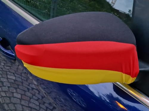 Spiegelflagge/Spiegelfahne DEUTSCHLAND - 1 Paar, Auto/PKW Rückspiegel/Autospiegel Fahne/Flagge/Überzug