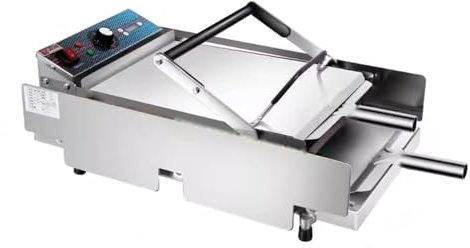 MNBVH Lange Burger-Maschine, Elektrischer Burger-ofen, Konstante Temperaturheizung, Antihaft-Brot Mit Timing-knopf, Burger-brötchen-heizung, 12 Pro Mal