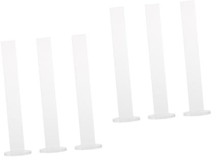 CAXUSD 6pcs Washi Tape Organiser Adhesive Tape Roll Display Acrylic Racks Home Supply