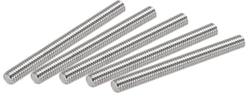 Dayalo 12 barre filettate M6, barra filettata M6 x 60 mm, in acciaio inox A2 V2A, filettatura completa, DIN 976