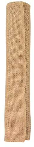 Juteband Dekoband, Vintage Natur Stil Leinen Sackleinen Stoff Sackleinen Tischläufer, Juteband Stoffrolle Diy-Handwerk Stuhl Weihnachten Hochzeit Dekoration (30CM x 2M)