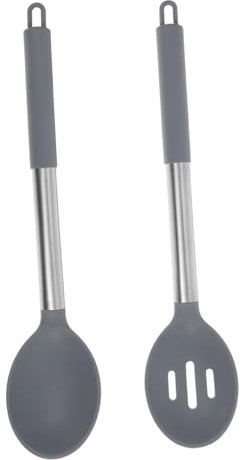 Cabilock Cuchara De Silicona Para Hornear Set De Utensilios Antiadherente Mango De Goma Fácil De Limpiar