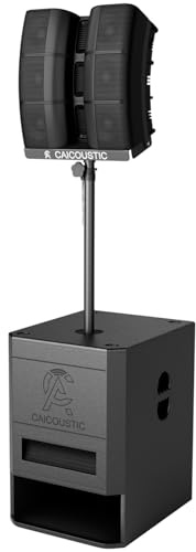 CAICOUSTIC 2400W 15 Bluetooth PA System with Subwoofer & 3x3 Satellites