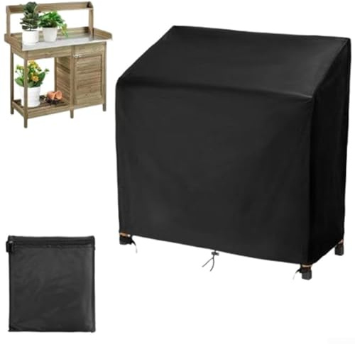 Abdeckung für Gartenpflanzen, 210D, Pflanztisch-Aufbewahrung, Regal, Möbel-Schutzhülle, wasserdicht, für Terrasse