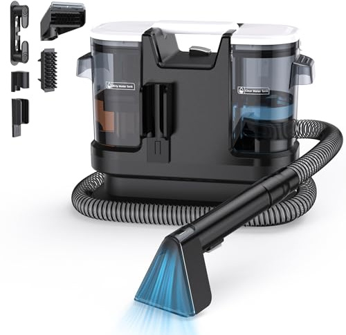 Lubluelu Carpet Spot Cleaner, 600W, 20kPa, Portable Upholstery Cleaner
