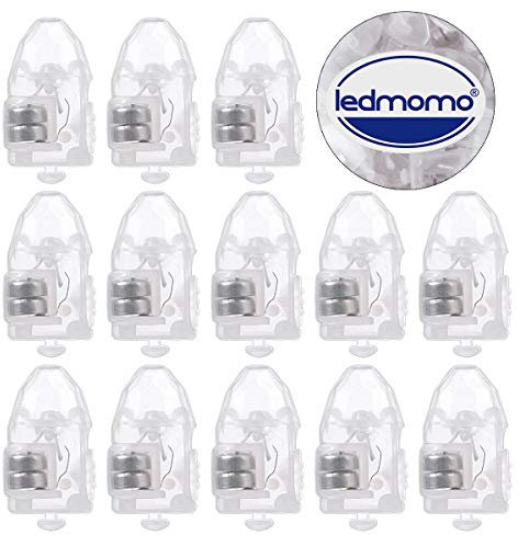 50 Stücke LED Ballons Lichter Mini Beleuchte für Luftballons, Papierlaternen (Weiß)